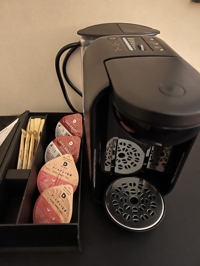シェラトン都ホテル大阪のコーヒーマシーン