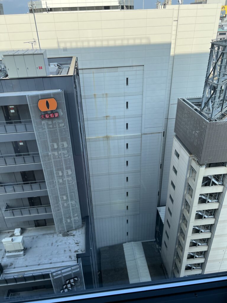 コートヤードバイマリオット大阪本町のお部屋からの眺め