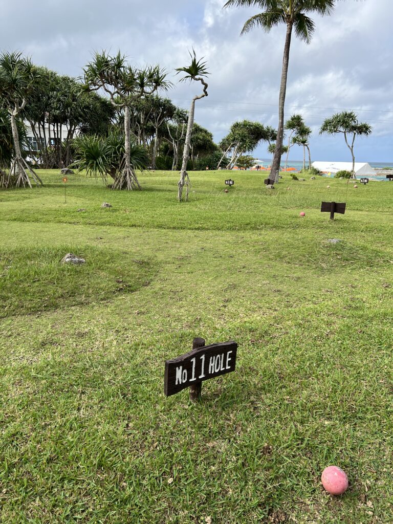 シェラトン沖縄サンマリーナのミニゴルフ