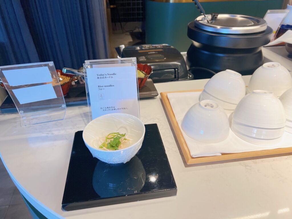 ウェスティン都ホテル京都のクラブラウンジの朝食