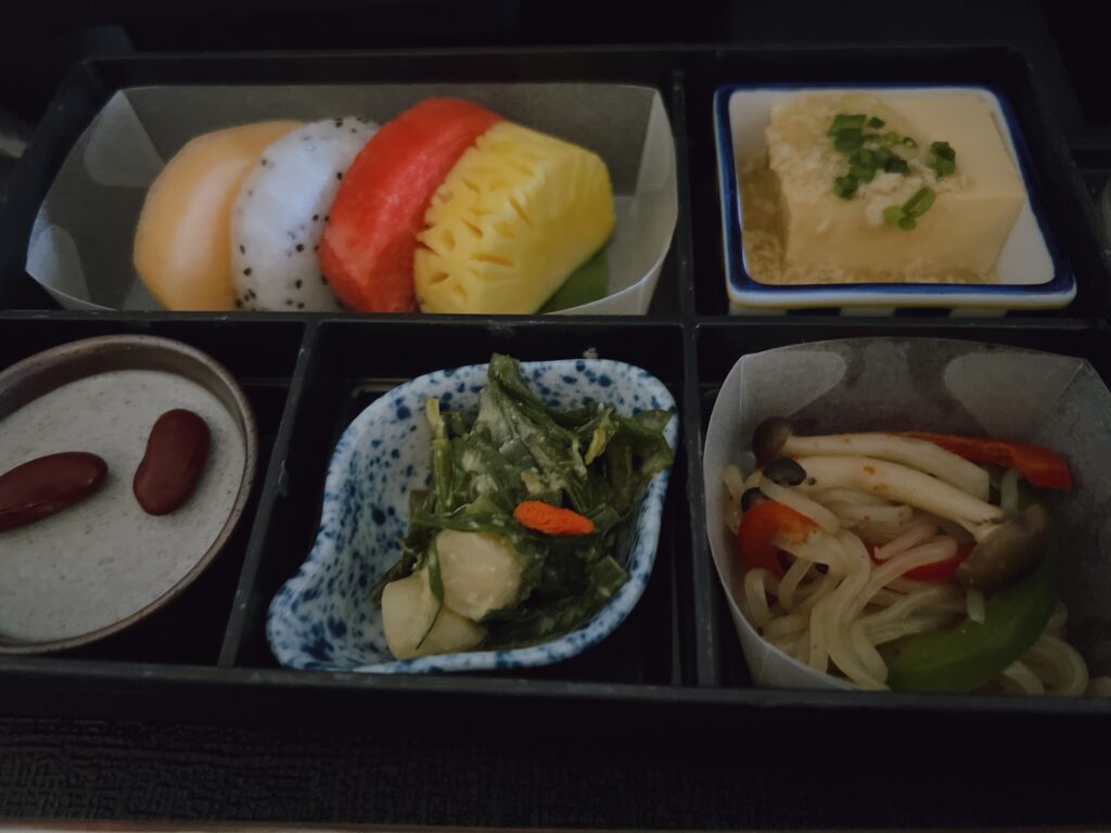 JAL航空ビジネスクラス機内食