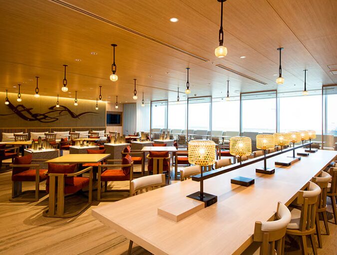 jal first class lounge